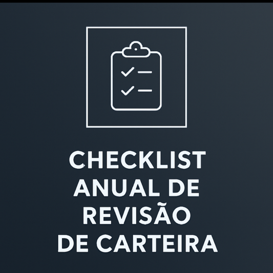 Checklist anual de revisão de carteira